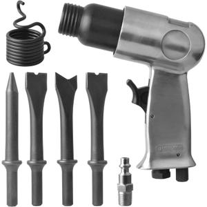150mm air hammer kit 4-chisels, 4500 BPM, pneumatic hammer shovel tool, air chisel pneumatic shovel tool, pneumatic tools, air shovel by PROSHI