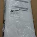 9-Piece Floating Headboard Kit - White Peel and Stick Wall Mount Headboard for Queen Size Bed, Upholstered Bed Backboard, 24" x 12" Panels, Artificial Leather