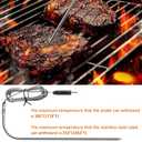 3 Pieces Meat Temperature Probe Thermometer Replacement for Grills and Smokers 2. 5 mm Plug Temp Probes