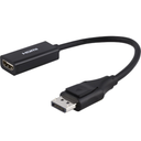 Philips DisplayPort to HDMI Adapter, Unidirectional, Works with Laptops, Tablets, Full HD 1080p, 4K Ultra HD, Mac and PC Compatible, Compact Design, Portable, Black, SWV9200G/27