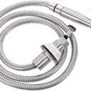 AngoilySink Side Sprayer, Stainless Steel Sink Spray Braces Kit, Sink Hose Faucet Hose Sprayer Replacement Handheld Sprayer Kit Kitchen Faucet Sprayer Sink Pull out Spray Head Supplies Nozzle