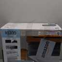 Intex 64417ED 22in Queen Dura-Beam Comfort Plush High-Rise Inflatable Air Mattress with Built in Pump for Travel and Camping, 600lb Weight Capacity (Queen, Grey)