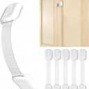 2 x Cabinet Locks (6 Pack) Self Adhesive Drawer Latches for Home Furniture, Fridge & Cabinets, No Drilling Required