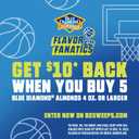 5 x Blue Diamond Almonds, Snack Nut Flavored Honey Butter perfect for on-the-go and snacking, 6 Ounce Can (Pack of 1)