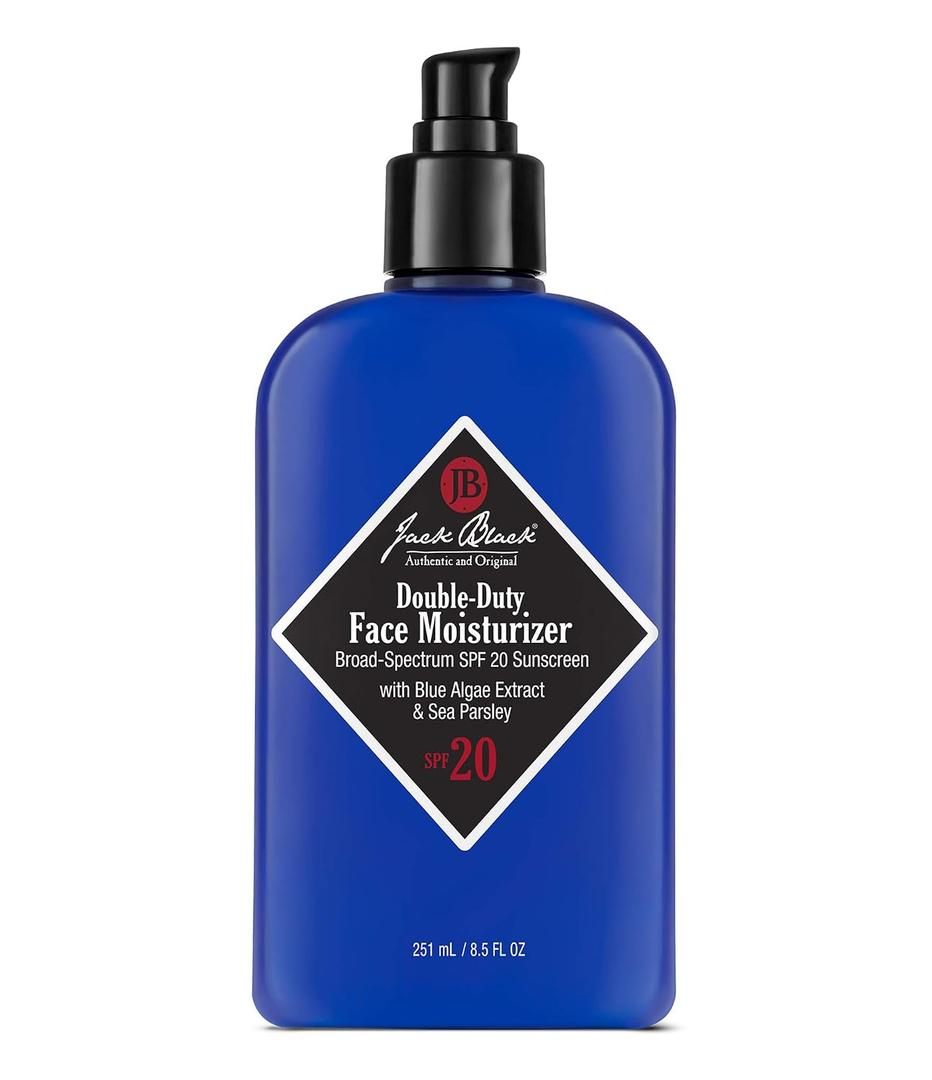 Jack Black Double Duty Face Moisturizer with SPF 20, Facial Moisturizer Face Cream for Men, Mens Facial Lotion with SPF, Gifts for Men