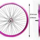 20"/26" x 1.85" Heavy Duty Bike Rim Wheel Set, 12 Gauge 48 Spokes Wheelset, Double Wall Aluminum Alloy Bicycle Wheels Rims (Front & Rear) Disc Brake