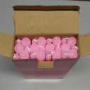 YOROXRG 24 Pack Pink Taper Candles, 7-8 Hours Burn Time, Unscented, Smokeless and Dripless, 0.75 x 10 Inch Dinner Candle Set for Valentine's Day,Household, Wedding, Party and Home Dcor Candlesticks
