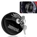 Eponcia Locking Gas Cap lock, Locking Fuel Cap with Key for 4Runner, Chevy Silverado 1500 2500 3500, Nissan GMC Subaru Buick Gas Lock Fuel Tank Caps Cover Replacement with Key 77300-47020 10504