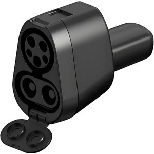 2-in-1 CCS & J1772 to Tesla Adapter | Combo J1772 80A/240AC and 500V/250KW Fast CCS | Compatible with Tesla Model S/3/X/Y/Cybertruck | Works with Electrify America, Blink, ChargePoint, EVgo Station