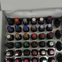 Beetles Gel Nail Polish Set, Glitz Galaxy UV LED Soak Off Gel Kits, 44Pcs Burgundy Red Gold Green Silver Blue Pink Sparkle Shade with Base Top Coat Manicure Gift for Women