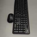 Logitech MK270 Wireless Keyboard and Mouse Combo for Windows, 2.4 GHz Wireless, Compact Mouse, 8 Multimedia and Shortcut Keys, 2-Year Battery Life, for PC, Laptop - Black
