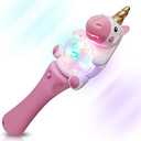 ArtCreativity Unicorn Wand - 9.5 Inch Light Up Spinning Wand with LEDs - Fun Pretend Play Prop for Kids - Unicorn Light Up Spinner - Best Birthday Gift for Girls and Boys - Batteries Included