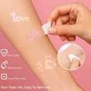 3 x Bachelorette Tattoos for Bride Tribe: 100 pcs Disco Iridescent Shiny Designs - Bachelorette Party Accessories for Bride Squad & Bridesmaids' Night Out