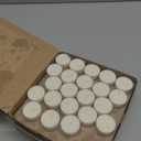 Unscented Soy Tea Lights Candles 100 Pack Bulk, 4 Hours Long Burning White Tea Lights,Non-Paraffin, Smokeless, Mini Tealight Votive Candles for Wedding, Table Centerpiece, Christmas Lights