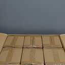 Hewory Glass Hurricane Candle Holder: Gold Hurricane Candle Holders with Metal Frame Square Set of 18, Clear Candle Holder for Table Centerpiece Wedding Christmas Engagement Birthday Party Decorations