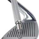 Bulex Golf Club Groove Sharpener, Re-Grooving Tool and Cleaner for Wedges & Irons - Generate Optimal Backspin - Suitable for U & V-Grooves