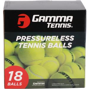 GAMMA Sports Pressureless Tennis Balls Box - Ideal for Practice, Teaching, and Training with High-Visbility Felt - Indoor and Outdoor Court Play - 48 and 75 Pack Sizes