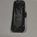 Silicone Bathroom Soap Dishes with Drain Spout-Bathroom and Kitchen Sink Organizer,Sponge Holder,Dish Soap Tray,Perfect for Dispenser,Scrubber,Bottle,Cup on Sink or Counter-Black 12"4"