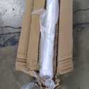 112INCH Manual Pull Down White Projector Screen 16:9 1.2 Gain Retractable Auto-Locking 4K 8K 3D Ultra HD for Home Theater Movie Office Game Projection Screen with Slow Retract Mechanism