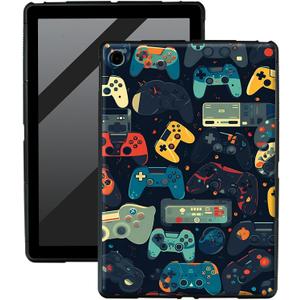 TPU Case for 10.1" Fire HD 10 Tablet (5th/7th/9th Generation,2015/2017/2019 Release) Tablet,Lightweight Black TPU Shockproof Protective Cover for HD 10 Tablet,Gaming Controllersca