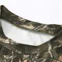 Camo Long Sleeve Crop Tops for Women Fitted Fall Outfit Camouflage Shirt Going Out Tshirt (Green, L)