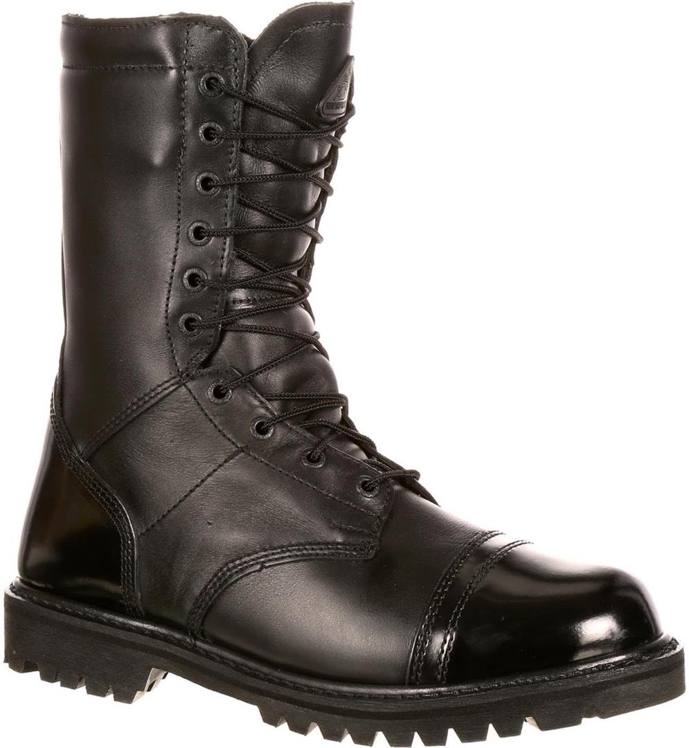 ROCKY Waterproof 200G Insulated Side Zipper Jump Boot (10 Wide, Black)