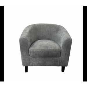 Sitswell Jada Upholstered Accent Chair in Grey