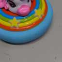 Hover Soccer Ball for Kids Indoor Toys for Girls Age 6, 7, 8, 9, 10, 11, 12 Year Old, Girl Birthday Gifts Unicorn Toys, Rechargeable Air Floating Soccer Toy with LED Lights Foam Bumper