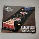 Party Games Beer Pong Table and Mat Bar Crafters New