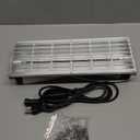 Large Heat Lamp for Chicken Coop, 400 Watts Carbon Fiber Chicken coop Heater, Adjust 2 Mode Temp&Hanging Height, Waterproof,Indoor & Outdoor Heater,For Cow,Sheep,Livestock, Size:16.3x5.31x3inch (400W)