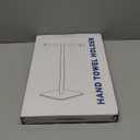 RUACQ Hand Towel Stand, 16" T-Shape Hand Towel Holder Stand for Bathroom, Kitchen and Countertop Towel Holder 304 Stainless Steel Hand Towel Rack with Weighted Base (Chrome)