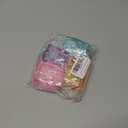 4 Pack Glitter Square Stress Balls - Colorful Sensory Squishy Balls, Normal