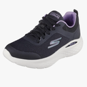 Skechers Women's Go Run Lite Shoes, 8.5, Black/Purple
