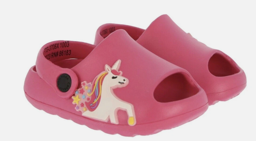 Capelli New York Kids Unicorn Slide Ankle Straps KIDS SEASONAL ROSE 8