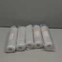 Membrane Solutions 5 Micron 10"x2.5" String Wound Whole House Water Filter Replacement Cartridge Universal Sediment Filters for Well Water - 6 Pack