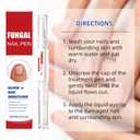 Fungal Nail Renewal Pen for Toes & Fingernails, Nail Care Brush Pen to Help Restore Discoloration, Strengthen Thick & Brittle Nails, Supports Clearer and Healthier Looking Nails (2 PCS)