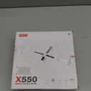 SYMA X550 RC Plane, 4 CH Remote Control Airplane with High/Low Speed, One-Key Takeoff/Landing, Stunt Flight Modes, Army Model Plane Gift for Kids, Beginners & Adults (Green)