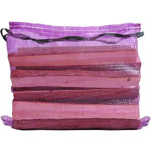 Mesh Firewood Bags 22"18" 150 Per Pack Crawfish Sacks, Firewood Bags for Selling, Onion Bag Storage Potato Sacks Mesh Wood Bag Bulk (Pack of 150) (Purple)