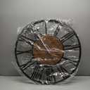 30" Extra Large Wall Clock, Silent Rustic Metal Wood Face Decorative Clock, Battery Operated Farmhouse Modern Oversized Wall Clocks for Living Room, Bedroom, Kitchen, Office, Home Decor