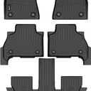 HAFIDI Floor Mats Fit for BMW X7 2026-2019 Car Mats for BMW X7 All Weather Floor Liner (Only 6 Seats) Protection TPE Anti-Slip Automotive Accessories, Black