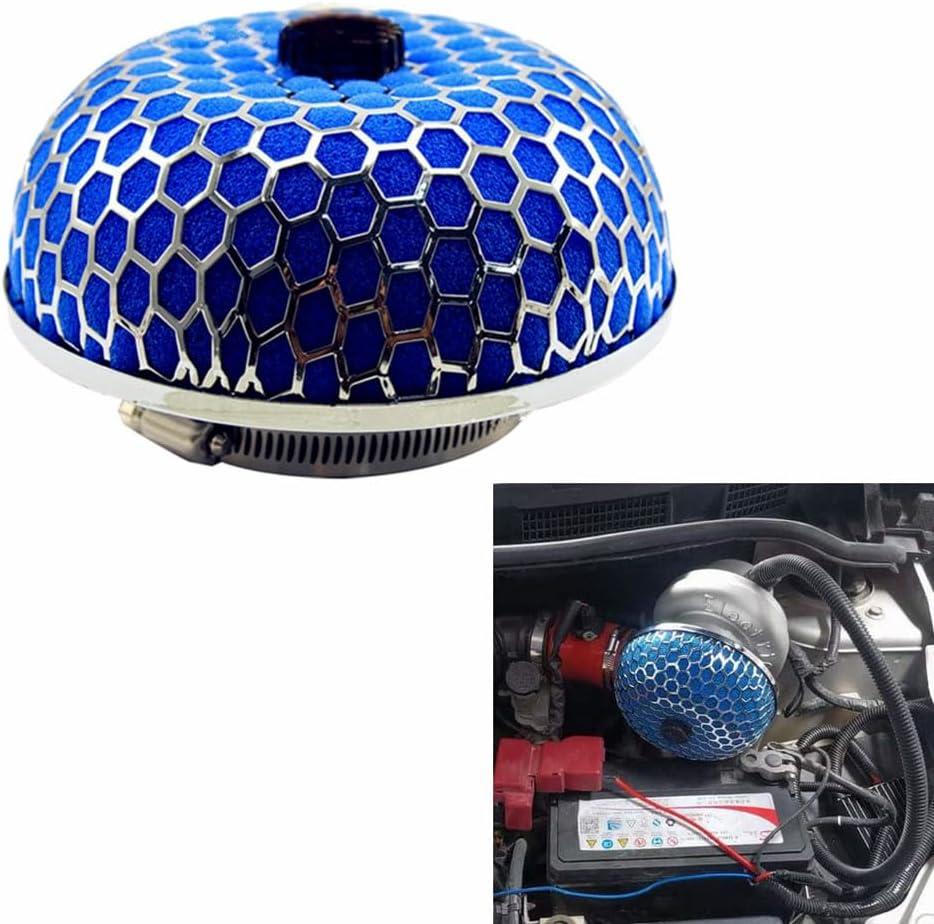 3in Mushroom Air Filter, Oil-Free Hight Flow Air Intake Filter ID 76mm Inlet, Blue