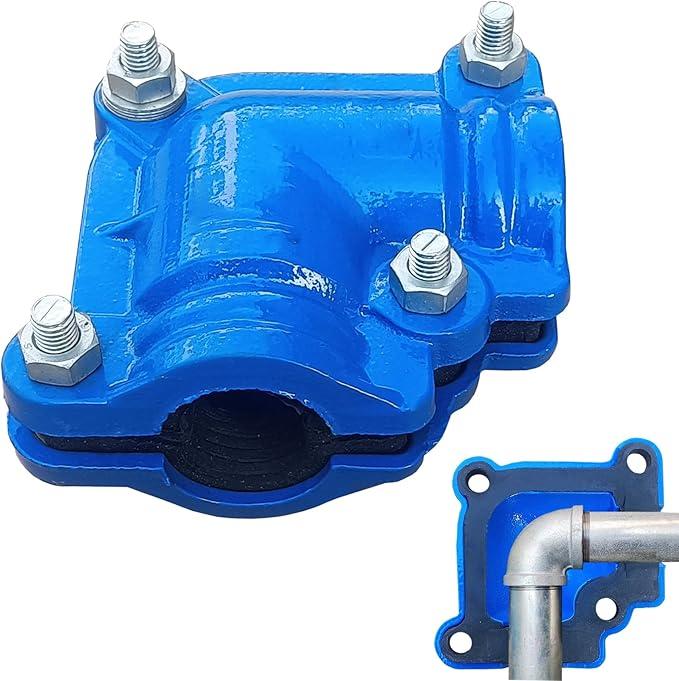 Pipe Repair Clamp 1 Inch Pipe Elbow(Outer Diameter of the Pipe is about 1.3 inch),Leak Sealer for 90 Degree Elbow Short Radius,PPR/PE/Iron Pipes,Threaded/Socket Connection Elbow