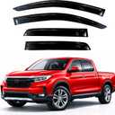 KPY Rain Guards Fit for 2017-2026 Honda Ridgeline, Out-Channel Window Visors Vent Wind Deflectors 4PC, Truck Accessories for 17-26 Ridgeline