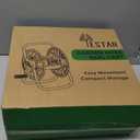 Garden Water Hose Reel Cart, Holds 65-100 Ft of 5/8 Inch, Wall Mounted Garden Hose Cart, Portable Hose Holder for Convenient Hose Storage and Watering (Green)