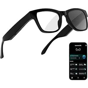 KWENRUN AI Smart Glasses with ChatGPT – Bluetooth, RealTime Translation, Music & HandsFree Calls, Photochromic Lenses, UV & Blue Light Protection for Men & Women