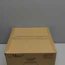 MEXO Industrial Semi Flush Mount Ceiling Light, Modern Clear Glass Light Fixture Farmhouse 10" Close to Ceiling Lights in Black Finish for Hallway Bedroom, Kitchen Entryway Cafe Bar Porch