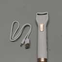 Heated Eyelash Curler Premium PRO - Fast Heat up in 8s - 24 Hours Long Lasting - Rechargeable Electric Eyelash Curler with Type-C, Innovative L Silicone, 2 Heat Modes, Anti-Burn Eyelid, White-HA