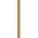 Fiqevs 3 Globe Floor Lamp Mid Century Modern, Gold Standing Lamp with Frosted Glass Shade & LED Bulbs, Tall Pole Light with Foot Switch for Living Room Bedroom Office - Antique Brass