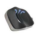 Ergonomic Memory Foam Seat Cushion for Office Chair, Extra Large Pad with U-Shaped Design for Pressure Relief, Coccyx Sciatica & Back Pain Relief, for Home, Car Long Sitting (Black/Gray)