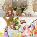 Seematn Bear Themed Birthday Party Decorations Animal Themed Birthday Party Supplies with Blindfold Stick and Confetti for Girls Boys Kids